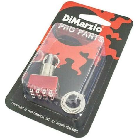 New Dimarzio 3 Way 4 Pole Double Throw Pickup Selector Switch On On On