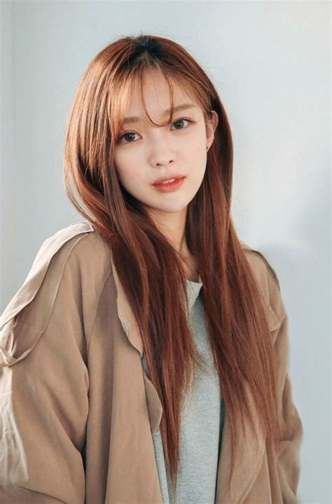 Thai Cute Girl Korean Long Hair Korean Hairstyle Medium Hair Styles