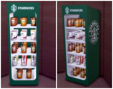 Sims 4 Custom Content Finds Serialsimmer Starbucks Set Part 2 Ts4