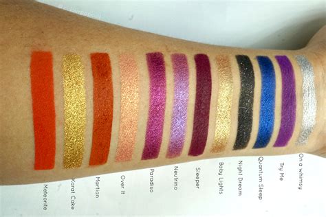 colourpop pressed shadows cult swatches our beauty cult
