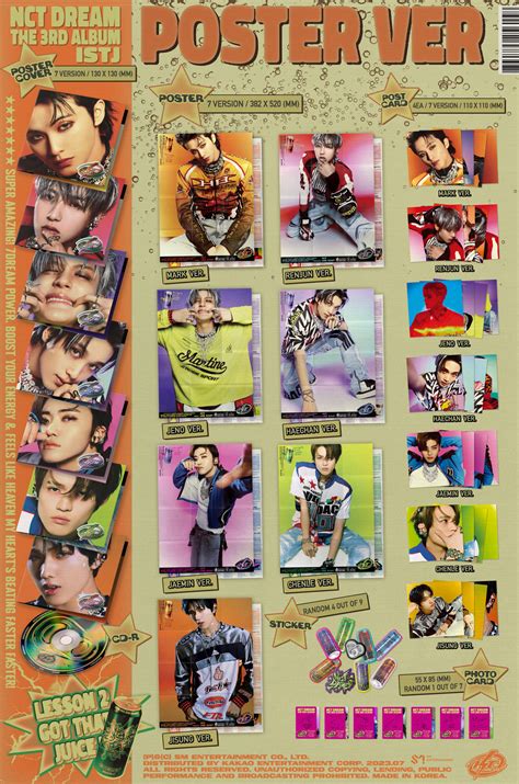 Nct Dream The 3rd Album Istj Poster Ver Dongsong Shop