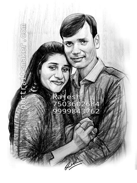 Sketch Artist In Delhi Home Delivery Charge Extra Size 12x16 Inch At