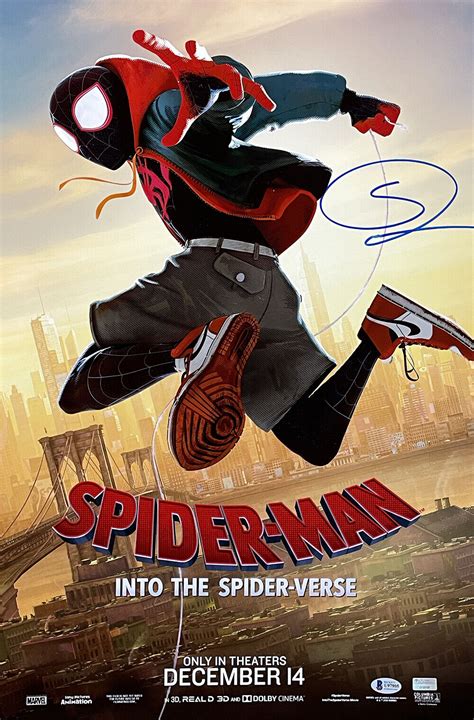 Shameik Moore Autographed Signed 18x24 Spider Man Into The Spider Verse