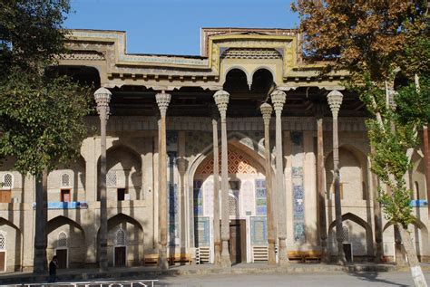 Bolo Hauz Mosque Bukhara Uzbekistan Attractions On Aba Travel