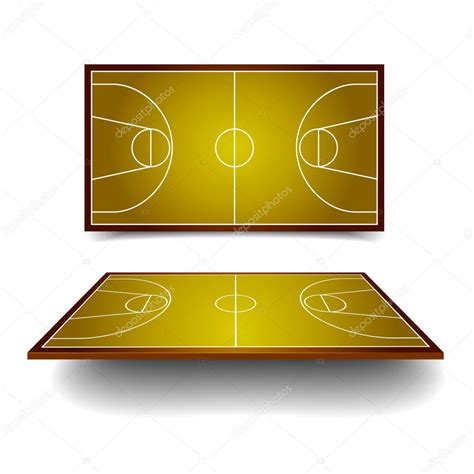 Basketball Court Stock Vector Image By ©unkreatives 39805663