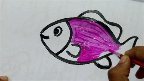 Fish Drawing Fish Drawing For Kids Fish Drawing Easy Fish