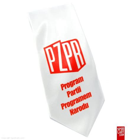 Z ppr i po zalegalizowaniu nszz „solidarność oraz wprowadzeniu stanu wojennego w 1981, z pzpr wystąpiło. Krawat "PZPR" :: Spod Lady - retro prezenty