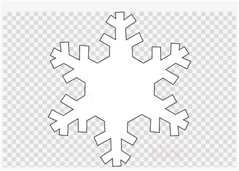 Snowflake Outline Clipart Snowflake Clip Art Snowflakes Png Outline PNG Image Transparent