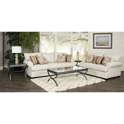 Casual Classic Linen 7 Piece Living Room Set Alison Rc Willey