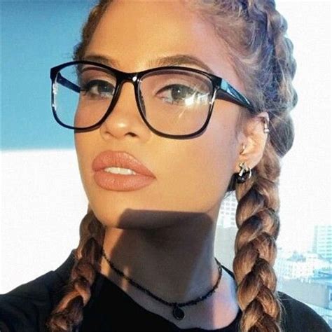 Square Female Eyeglasses Famous Brand Transparent Computer Glasses