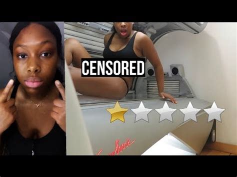 Black Girl Tries Sunbed Tanning For The First Time Worst Tanning Salon