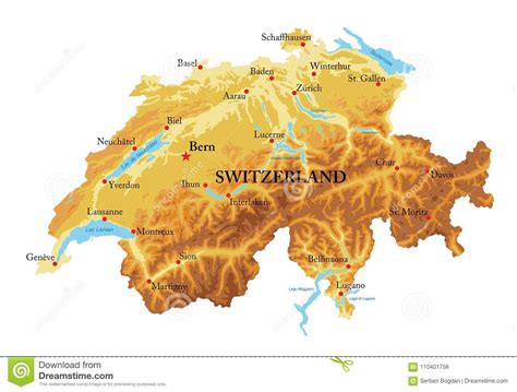 L'italiano è una delle quattro lingue nazionali svizzere (accanto a circa la metà della popolazione svizzera che indica l'italiano come lingua principale è residente nei. Cartina Fisica Svizzera | onzemolen
