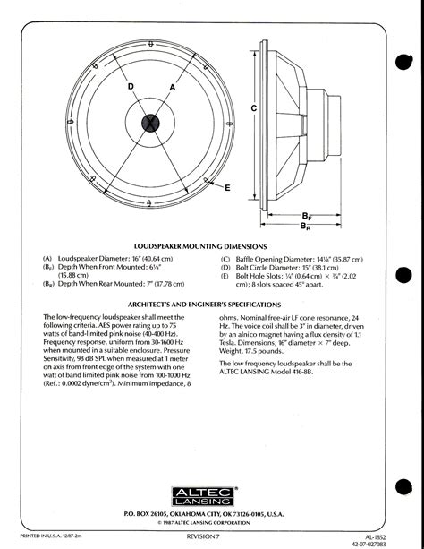 Altec Lansing B Users Manual