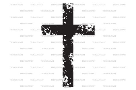 Grunge Christian Cross Graphic By Tribaliumart · Creative Fabrica