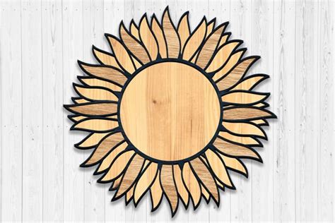 13 Laser Cut Sunflowers Designs And Graphics