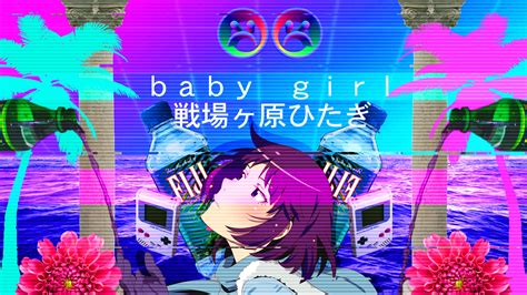 My Anime Vaporwave Wallpaper 02 By Iamthebest052 On