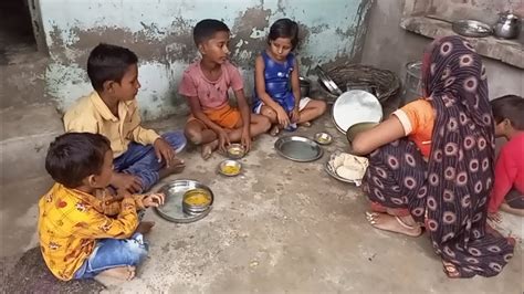आज मैंने बनाया है अपने बच्चो के लिए दाल रोटी बहुत स्वादिष्ट भोजन Food Indian Recipep Youtube