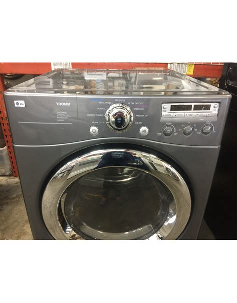 Use the permanent press cycle along with the water plus button. LG LG TROMM FRONT LOAD DRYER IN STEEL GRAY - Discount City ...