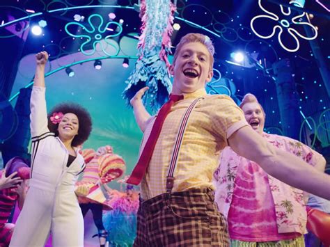 Watch These Splashy Colorful Show Clips Of Broadways Spongebob