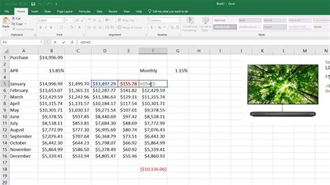 Syntax of excel fv function: Compound Interest - Using Excel - YouTube