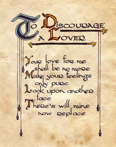 Successful magic relies heavily upon emotion rather than logic. (p. To Discourage A Lover Chant (Printable Spell Pages ...