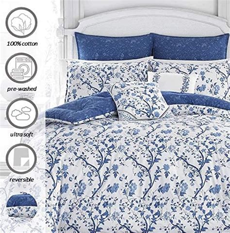 Laura Ashley Home Elise Bonus Luxury Ultra Soft Comforter All Season Premium 7 Ebay
