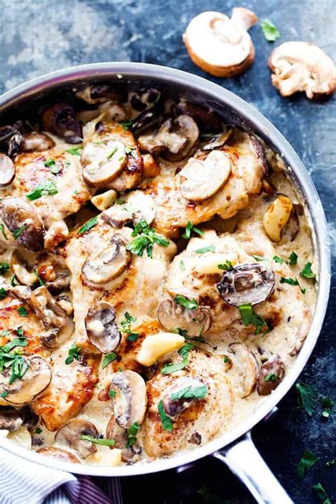 Creamy Garlic Mushroom Chicken The Recipe Critic Recipe Ocean
