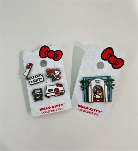 Universal Studios Hollywood Hello Kitty And Friends Collectible Pin Set