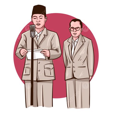 Pembacaan Teks Proklamasi Kemerdekaan Republik Indonesia Oleh Sukarno