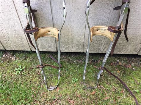 Vintage Antique Polio Leg Brace Braces Metal Leather Adjustable Medical