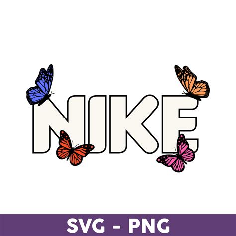 Nike Butterfly Logo Svg Nike Svg Butterfly Svg Fashion Br Inspire
