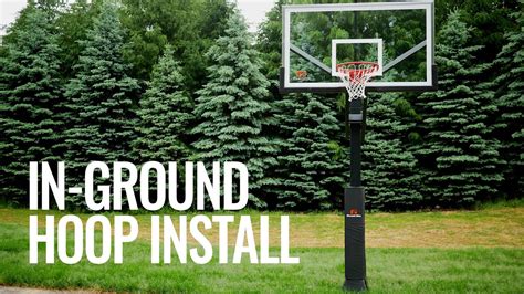 In Ground Basketball Hoop Installation And Hoop Light Youtube