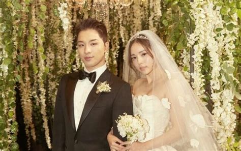 Bigbang S Taeyang And Min Hyo Rin Are Now Husband And Wife