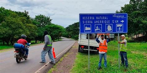 Tourist Signage In Nicaragua Intur Signage Project Nica Biz