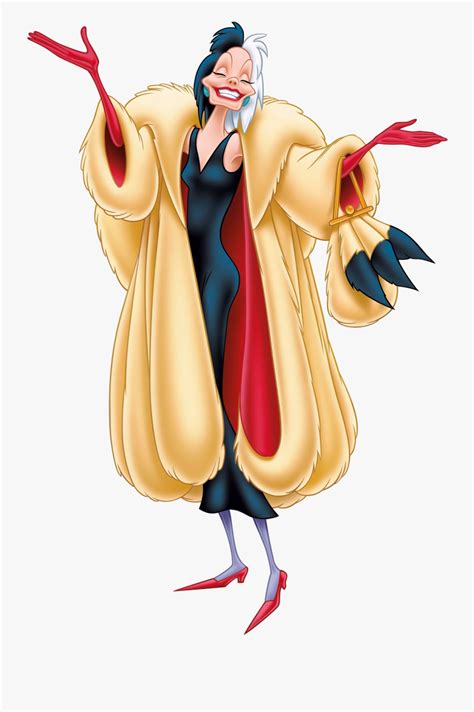 Cruella Deville Png Cruella De Vil Disney Villains Free Transparent