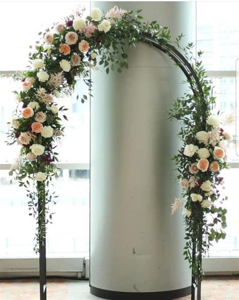 Modern Design Wedding Arch Flowers Floral Arch Wedding Arch