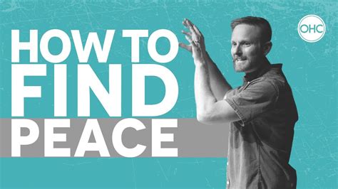 How To Find Peace Pursuing Shalom Youtube