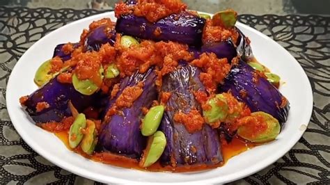 Resep Balado Terong Ungu Campur Petai