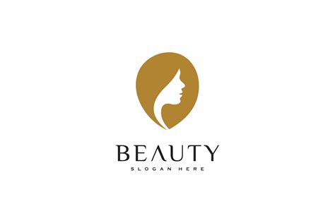Beauty Woman Hairstyle Logo Design Graphic By Dunia8103 · Creative Fabrica