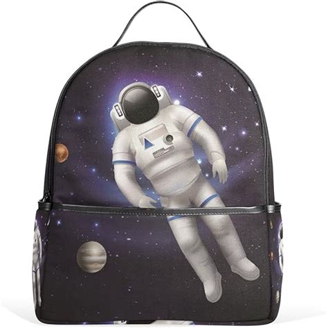 Astronaut In Space Starry Sky Backpack For Women Girls Kids Small