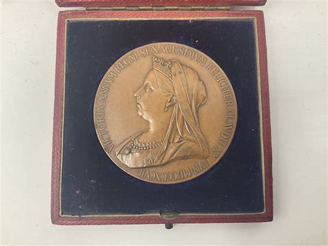 Queen Victoria Diamond Jubilee 1837 1897 Commemorative Bronze Medallion