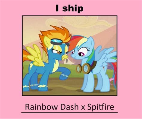 I Ship Rainbow Dash X Spitfire By Callmeblackbeauty On Deviantart