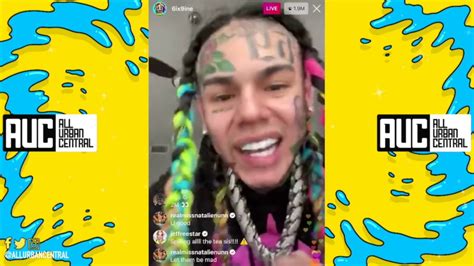 6ix9ine goes live apologizes explains why he snitched breaks ig live record with 2m viewers