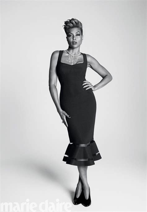 Taraji P Henson Shows Off A Short Hairstyle In Marie Claire Fashion