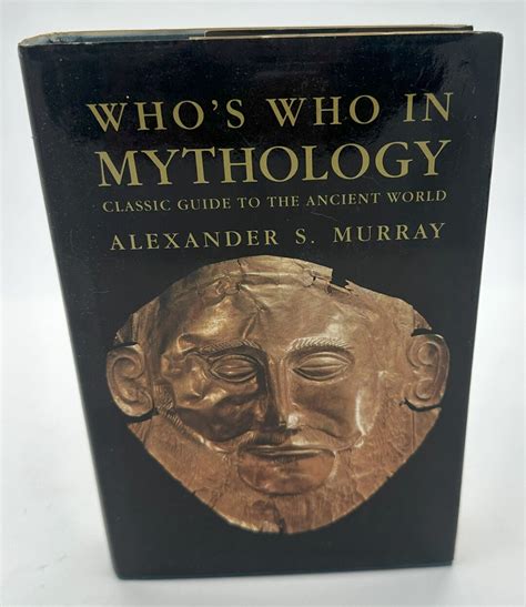 Whos Who In Mythology Alexander S Murray Hardback Etsy