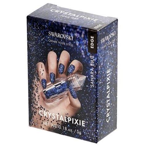 Crystalpixie Sahara Blue Swarovski Sahara Blue Nail Art Kryształy