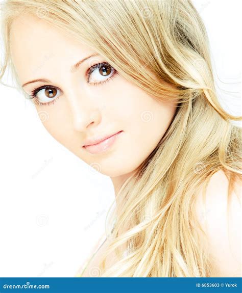 Charming Blonde Stock Image Image Of Bright Harmony 6853603