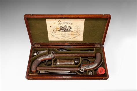 A Cased Pair Of Forsyth Patent Duelling Pistols By Forsyth Co Patent