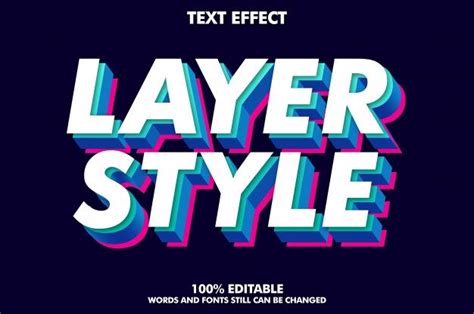 Premium Vector Strong Bold 3d Font Effect With Trendy Layer Style