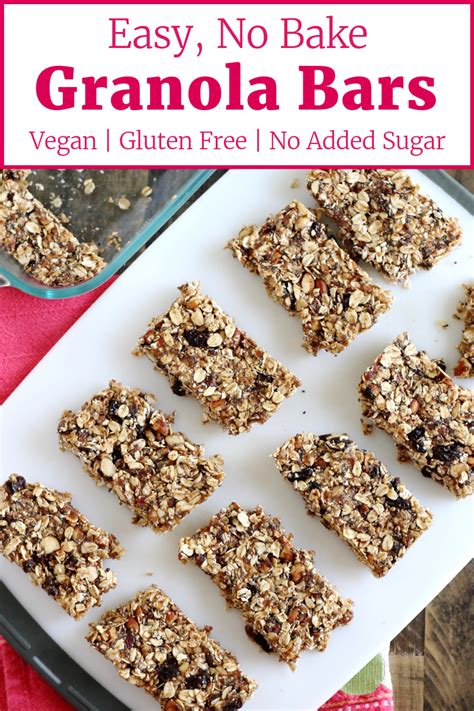 So this recipe is my attempt to recreate a yummy chocolate coconut granola and knock down some of the fat at the same time. Homemade Diabetic Granola Bars : Simple Energy Bars for ...